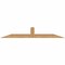 Ekena Millwork Portland Smooth Timber Gable Bracket, Western Red Cedar, 60"W x 10"H x 3 1/2"D x 3 1/2"F, 4/12 Pitch GBW060X10X0404POR00SWR - alternate 1